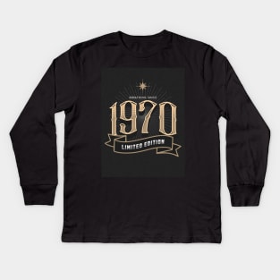 Born in 1970 Kids Long Sleeve T-Shirt